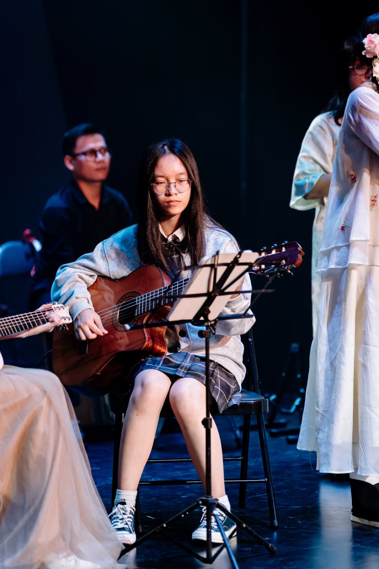 Buổi học Guitar tại Hands Class
